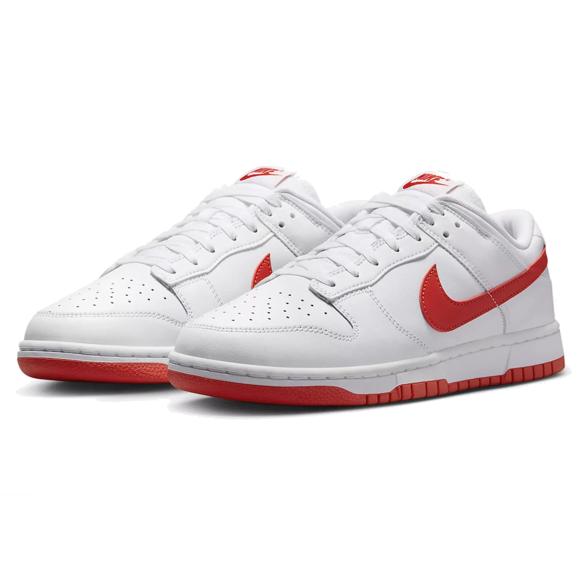 Nike Dunk Low Retro "White Picante Red"