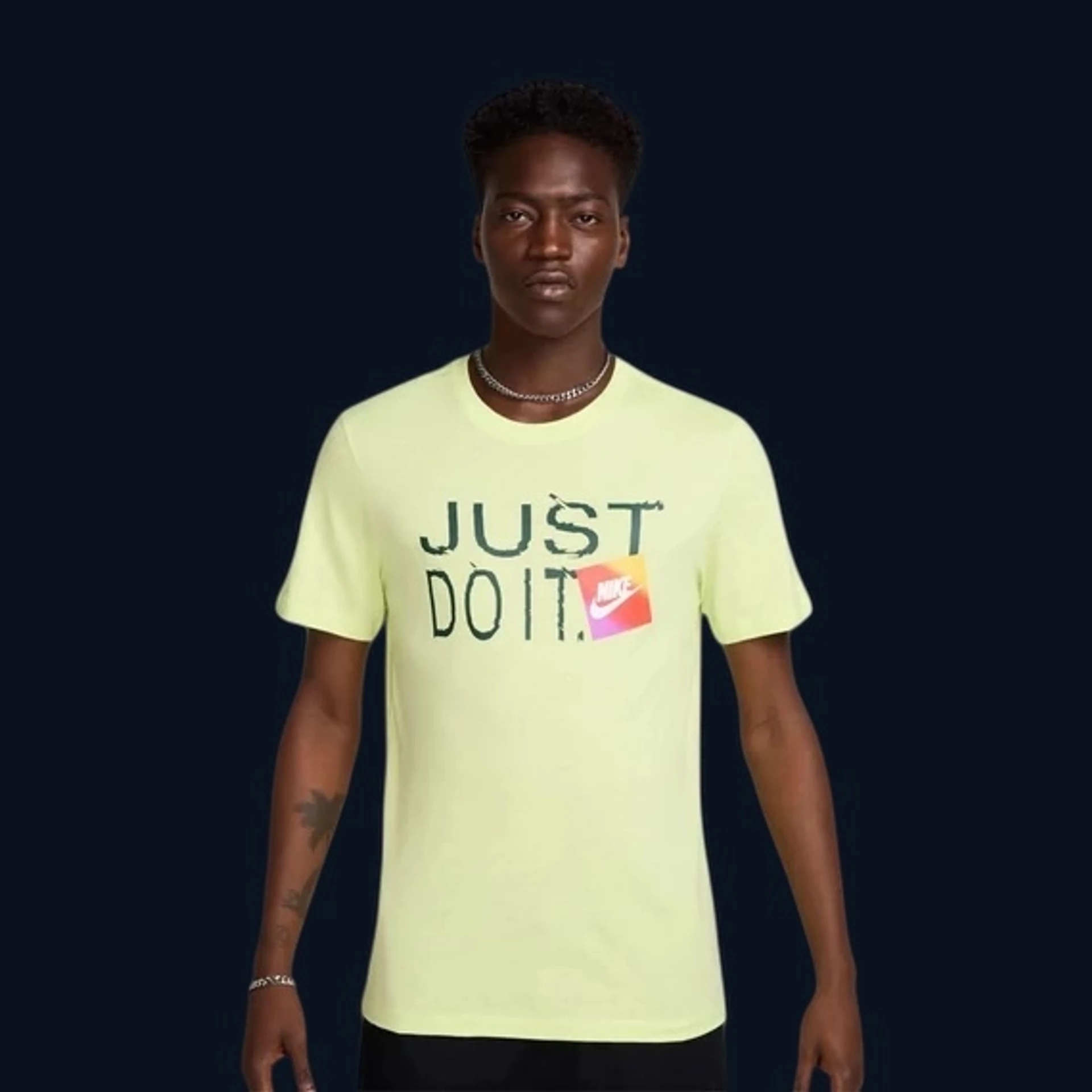 Nike Sportswear Férfi Póló "Sárga" [S]