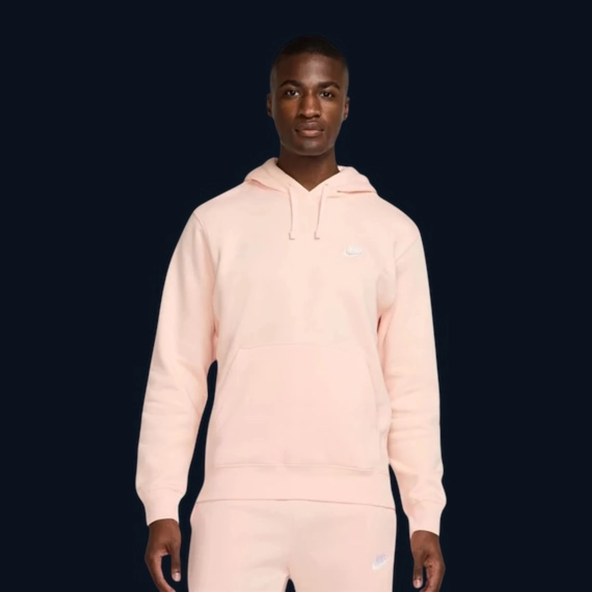 Nike Sportswear Club Fleece Férfipulóver "Korall" [M]