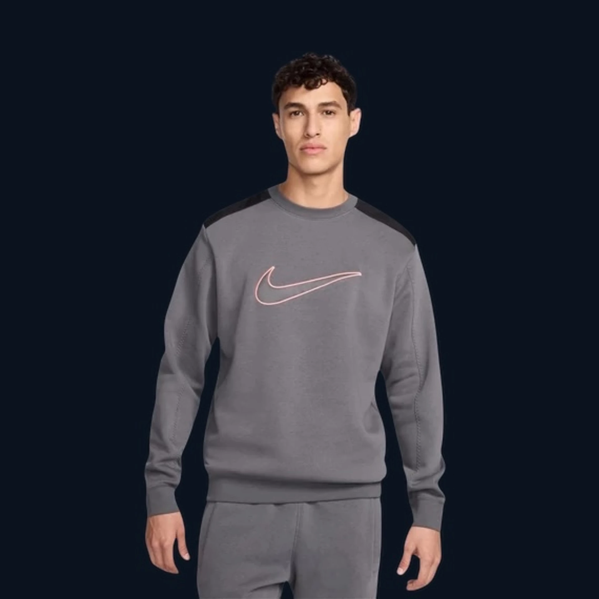Nike Sportswear Férfipulóver "Szürke" [M]