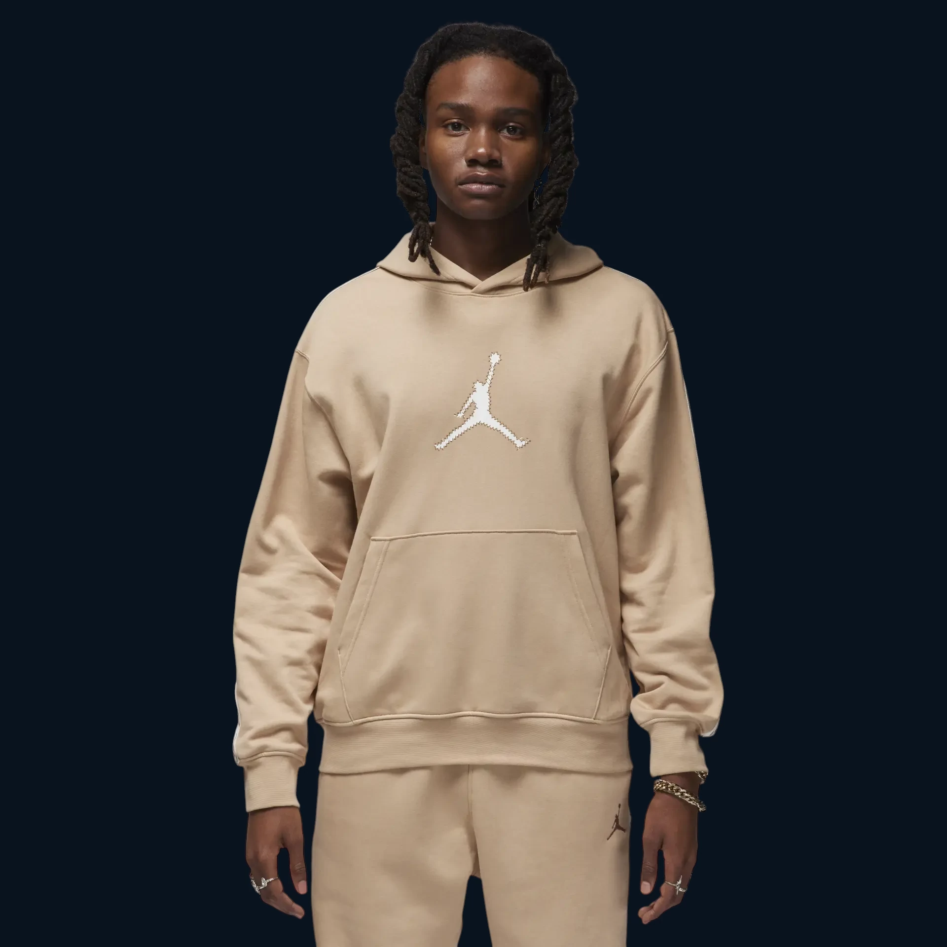 Jordan Flight MVP Férfipulóver "Világosbarna" [S]