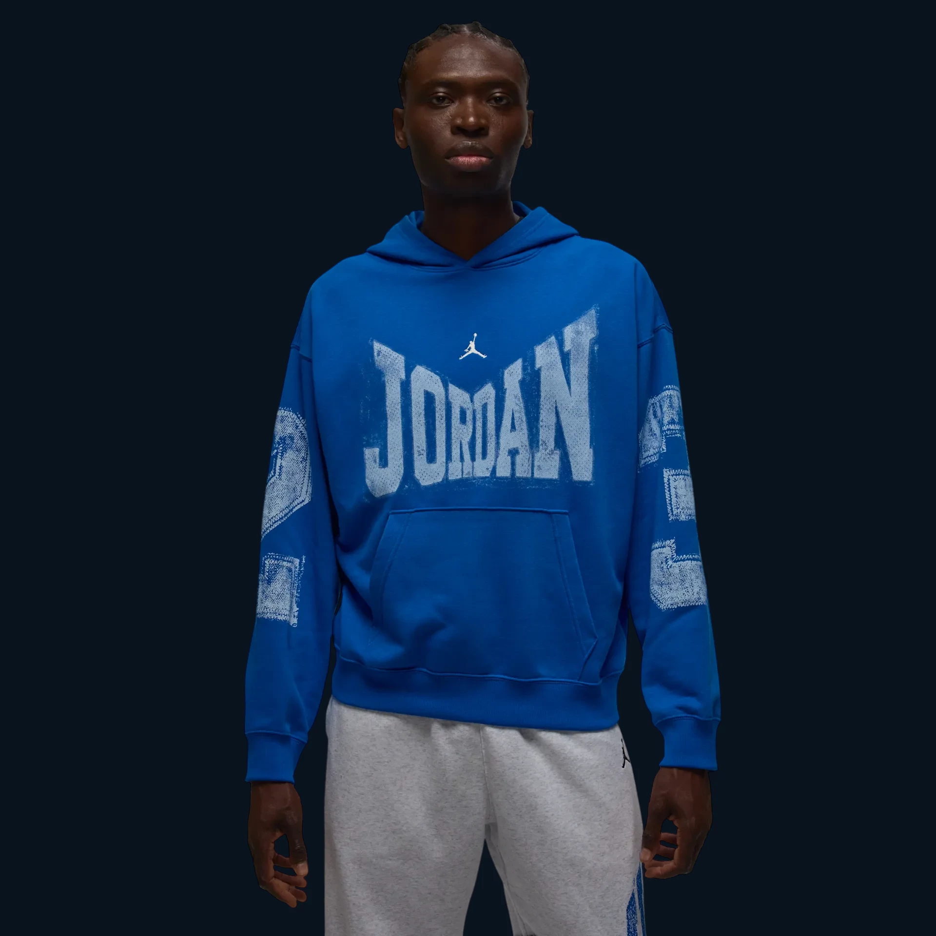Jordan Brooklyn Collegiate Férfipulóver "Kék" [L]