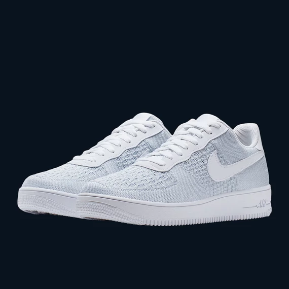 Nike Air Force 1 Flyknit 2.0 "White Pure Platinum" [40.5]