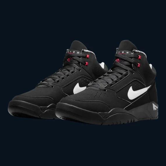 Nike Air Flight Lite Mid "Black White Varsity Red" [ 40 ]