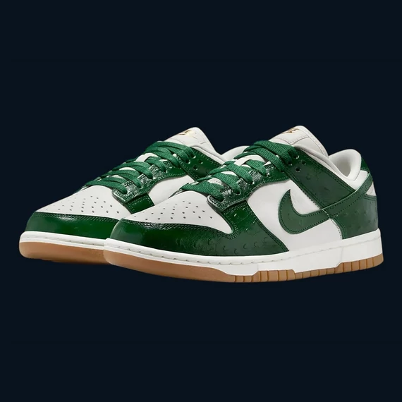 Nike Dunk Low LX "Gorge Green Ostrich"