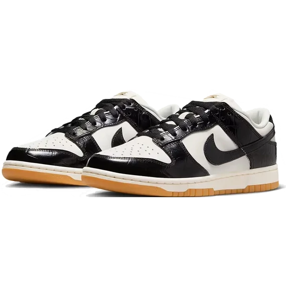 Nike Dunk Low LX "Black Croc"