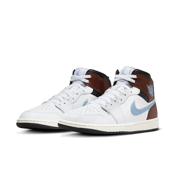 Air Jordan 1 Mid SE "Brown Blue Grey"