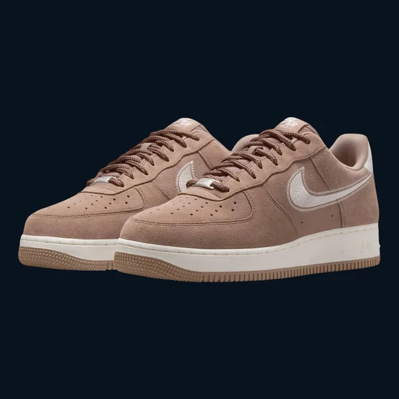 Nike Air Force 1 '07 LV8 "Mink Brown Embroidered Swoosh" [40]
