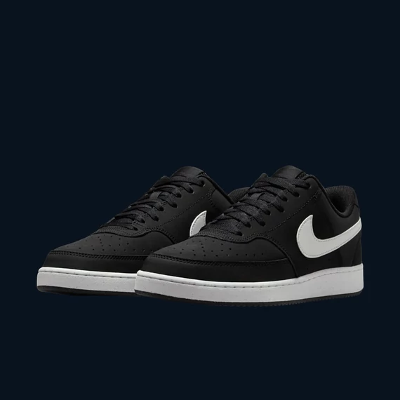 Nike Court Vision Low "Schwarz Summit White" [41]