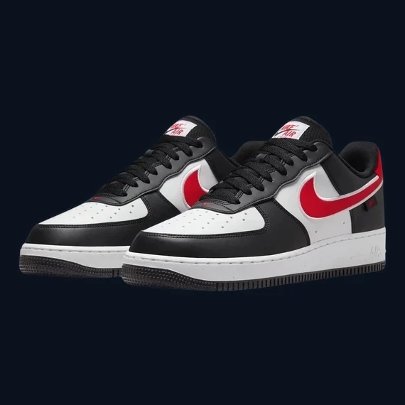 Nike Air Force 1 Low '07 Next Nature "Black White University Red"