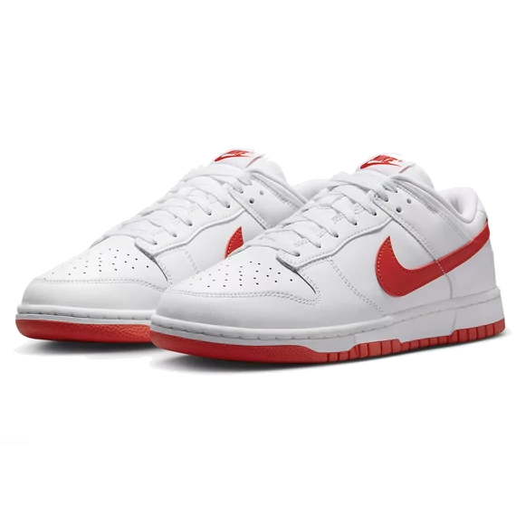Nike Dunk Low Retro "White Picante Red"