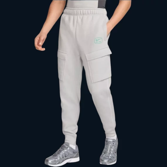 Nike Air Fleece Cargo Férfi Melegítőnadrág "Világos szürke" [XS]