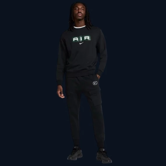 Nike Air Fleece Cargo Férfi Melegítőnadrág "Fekete" [ XS ]