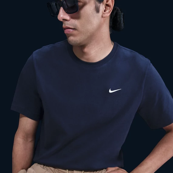 Nike Performance Férfi Póló "Sötétkék" [ S ]