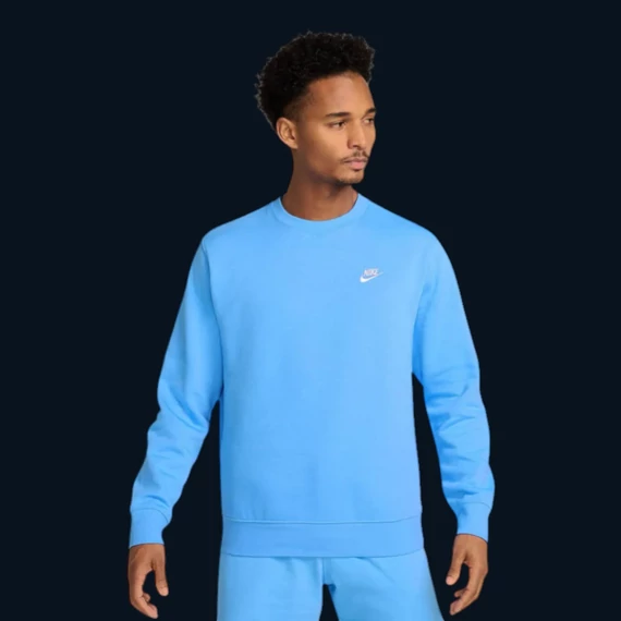 Nike Sportswear Club Fleece Férfipulóver "Kék" [M]