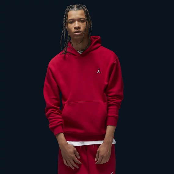 Jordan Brooklyn Fleece Férfipulóver "Piros" [ S ]