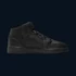 Kép 6/6 - Air Jordan 1 Mid (GS) "Triple Black"