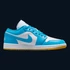 Kép 2/8 - Air Jordan 1 Low "Dark Powder Blue" [ 44.5 ]