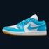 Kép 3/8 - Air Jordan 1 Low "Dark Powder Blue" [ 44.5 ]