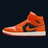 Kép 2/8 - Air Jordan 1 Mid SE "Rush Orange Crimson Bliss" [35.5]