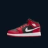 Kép 2/8 - Air Jordan 1 Mid (GS) "Gym Red Black White" [ 38 ]