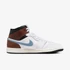 Kép 4/8 - Air Jordan 1 Mid SE "Brown Blue Grey"