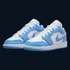 Kép 1/8 - Air Jordan 1 Low SE (GS) "Legend Blue Patent" [ 40 ]