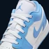 Kép 7/8 - Air Jordan 1 Low SE (GS) "Legend Blue Patent" [ 40 ]