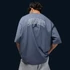 Kép 2/5 - Jordan Brooklyn Oversized Férfi Póló "Kék" [L]