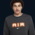 Kép 3/5 - Nike Air Fleece Crew‑Neck Férfipulóver "Szürke" [ S ]