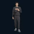 Kép 5/5 - Nike Air Fleece Crew‑Neck Férfipulóver "Szürke" [ S ]